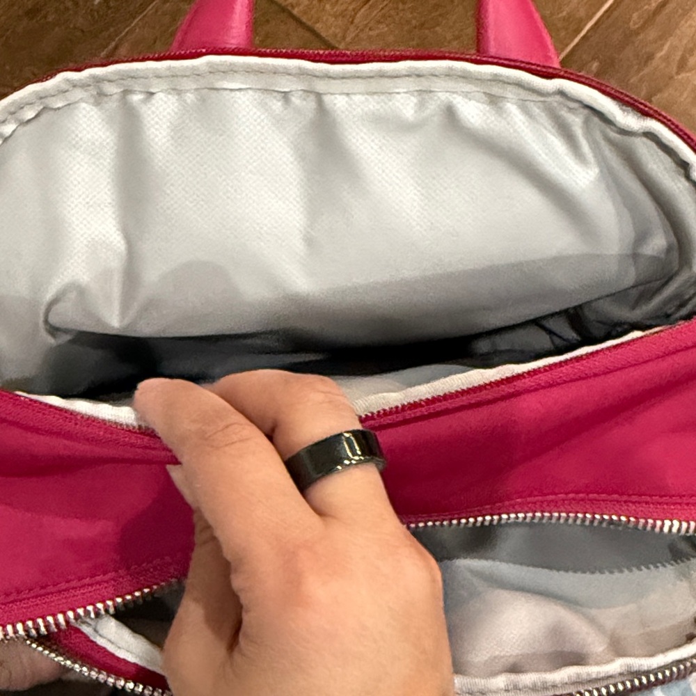 TUMI Pink Women's Backpack - Sleek Everyday Bag - Picture 7 of 9